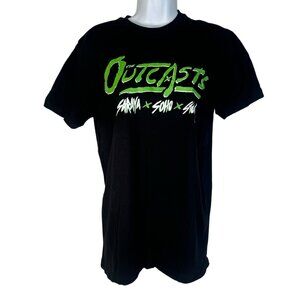 AEW The Outcasts T-Shirt Top Tee Saraya Ruby Soho Toni Storm Wrestling Wrestlers